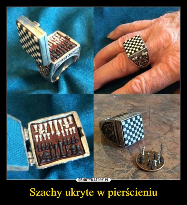 
    Szachy ukryte w pierścieniu