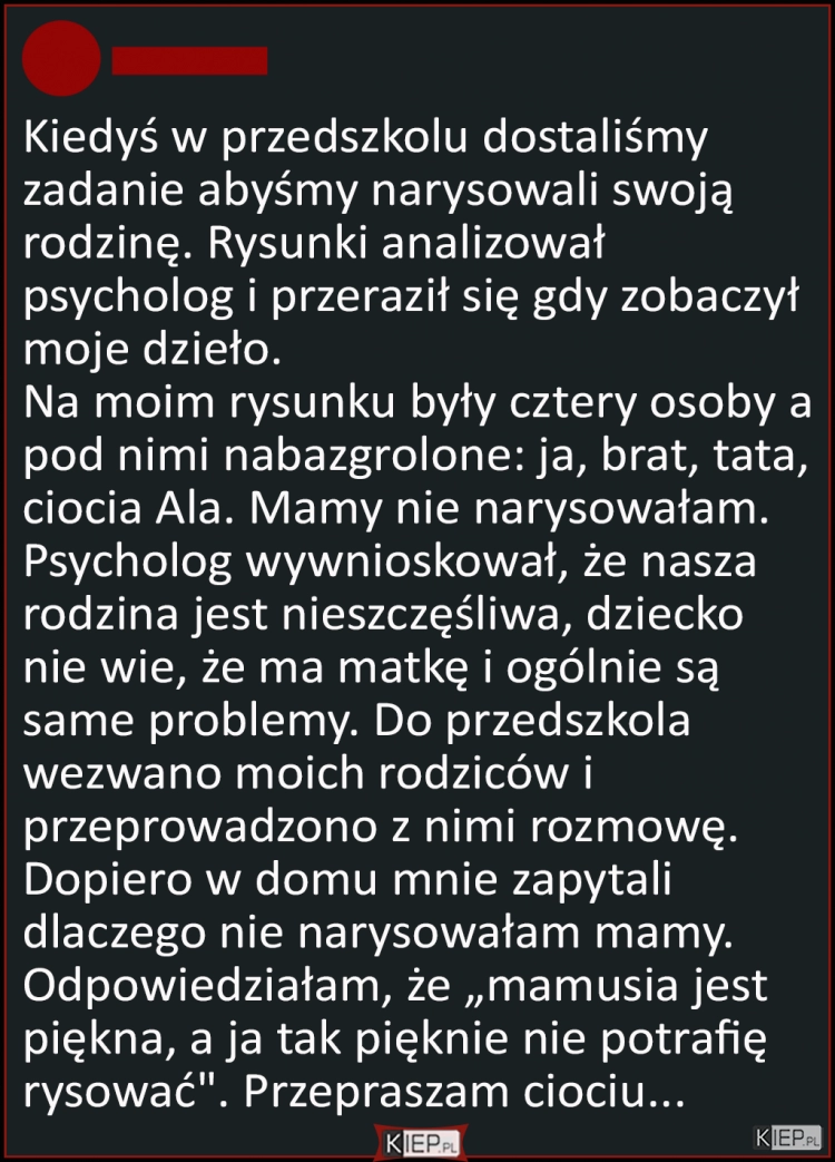 
    Kiedy wydaje ci się, że coś jest nie tak...