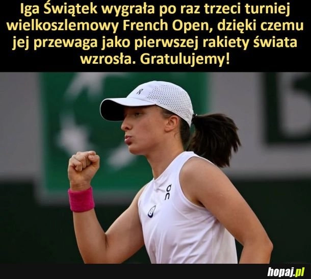 
    To już 4. wielkoszlemowy tytuł Igi Świątek w karierze!