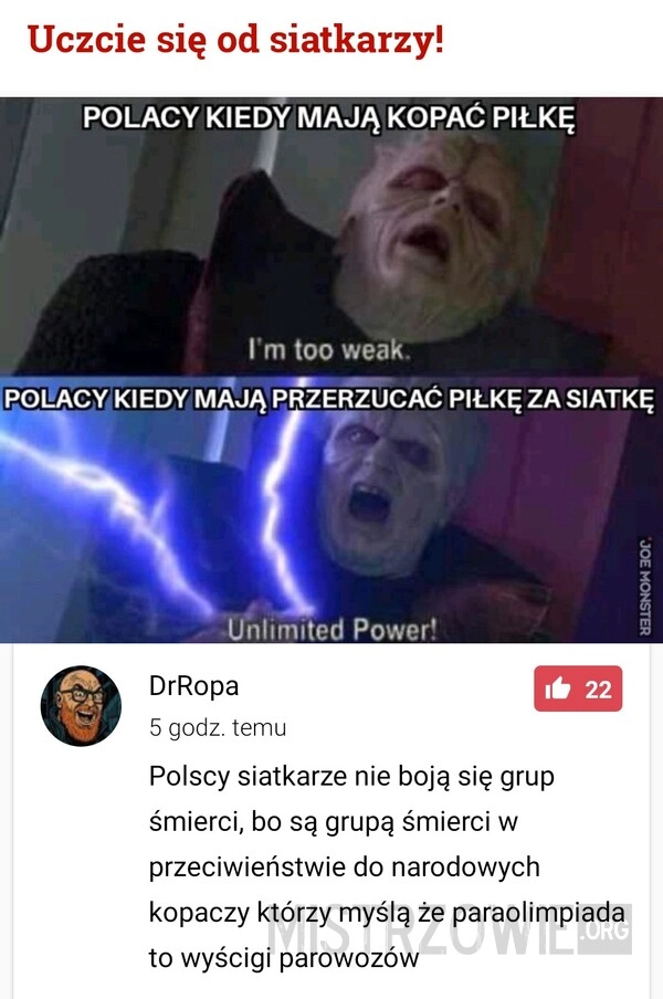 
    Uczcie się od siatkarzy