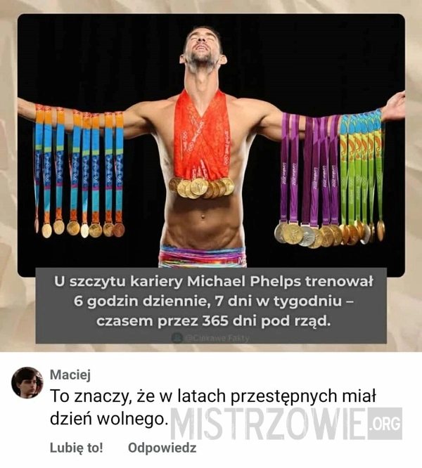 
    Trening Phelpsa