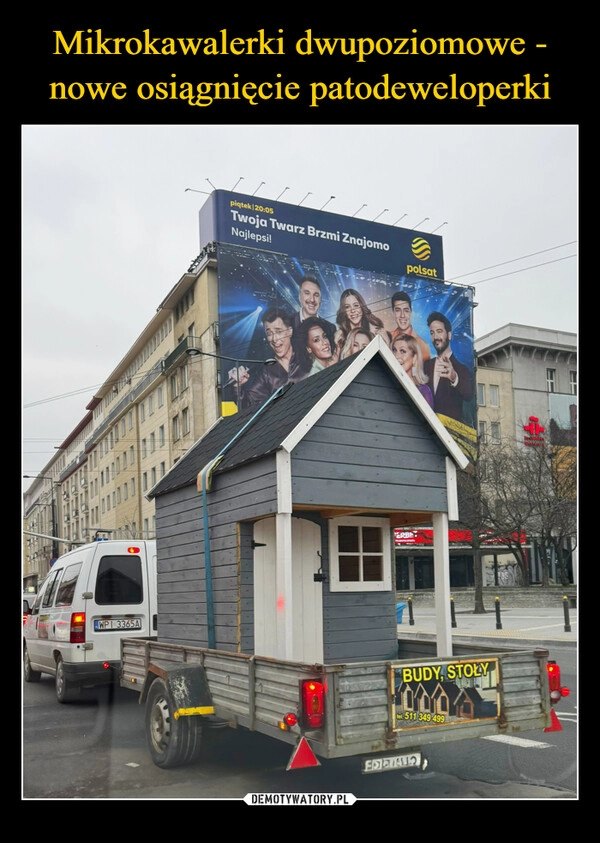 
    Mikrokawalerki dwupoziomowe - nowe osiągnięcie patodeweloperki