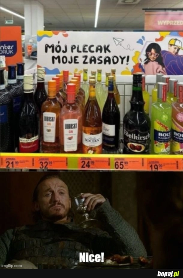 
    Pobrzękujący plecak