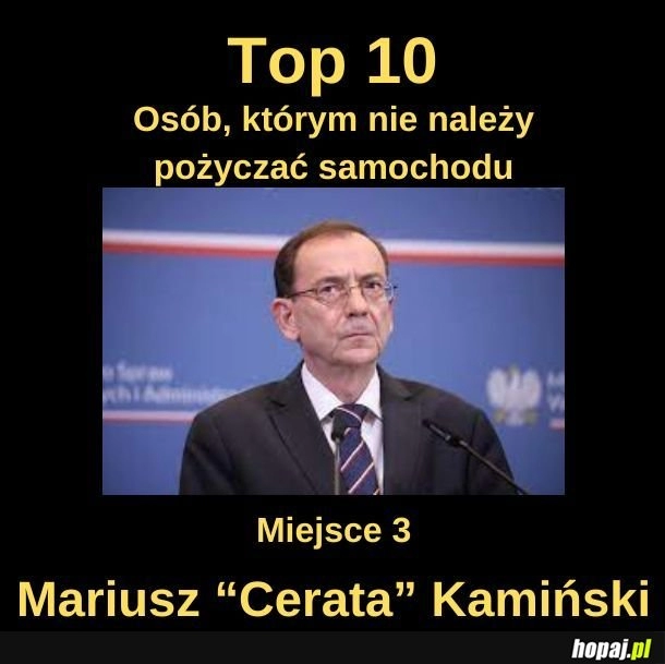 
    Mariusz "Cerata" Kamiński. 