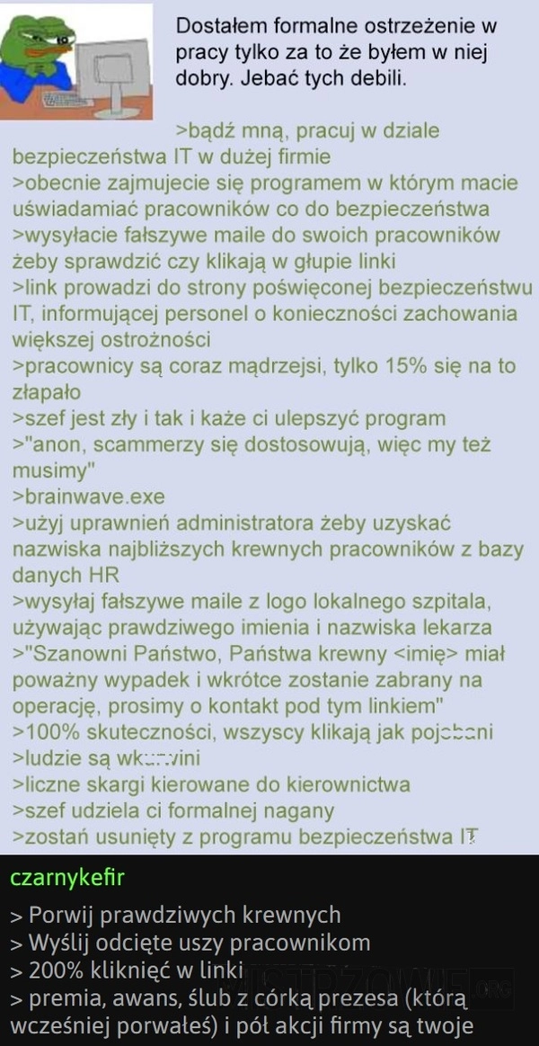 
    Formalne ostrzeżenie