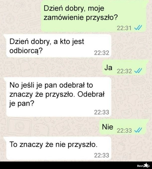 
    Pytanie o zamówienie 