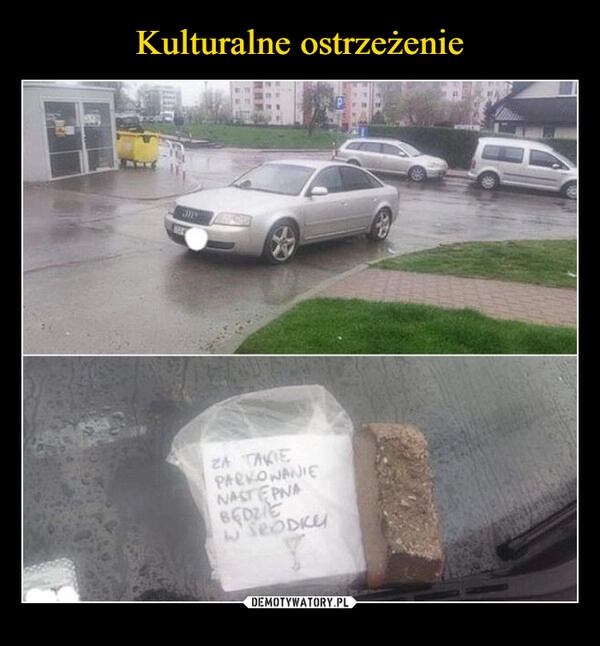 
    Kulturalne ostrzeżenie