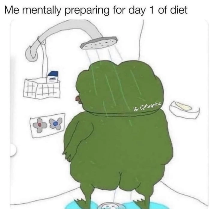 
    I'm on my cheat day (it's the first day)