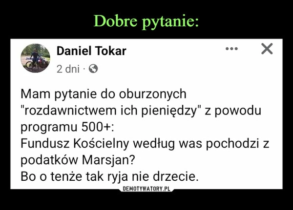 
    Dobre pytanie: