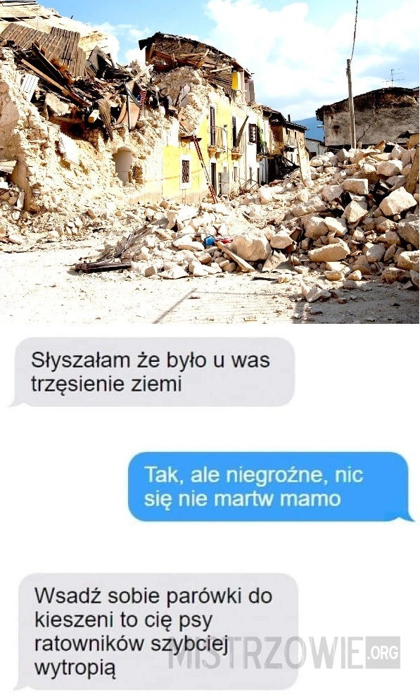 
    Trzęsienie ziemi