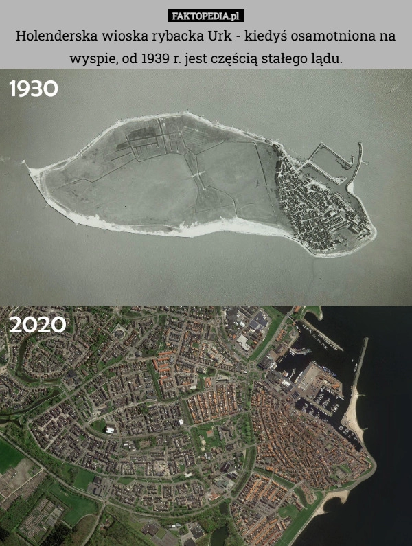 
    Holenderska wioska rybacka Urk - kiedyś osamotniona na wyspie, od 1939 r.