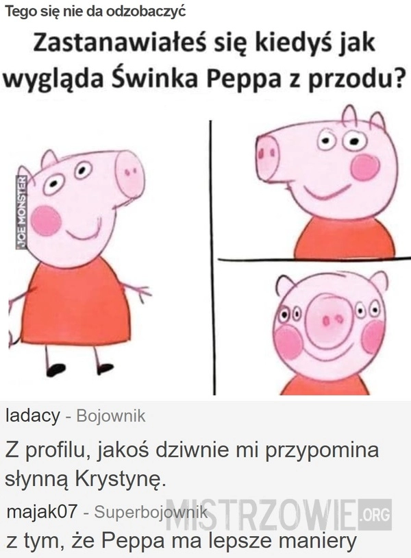 
    Tego się nie da odzobaczyć