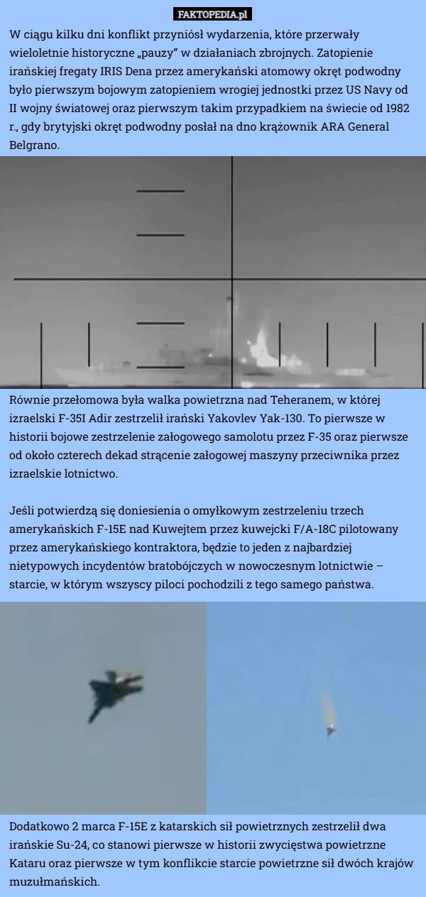 
    W ciągu kilku dni konflikt przyniósł wydarzenia, które przerwały wieloletnie