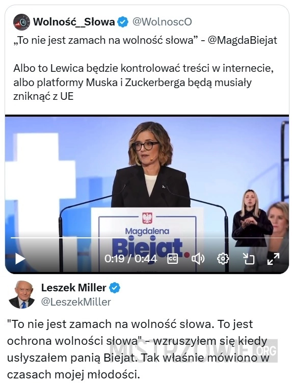 
    To nie jest zamach na wolność słowa