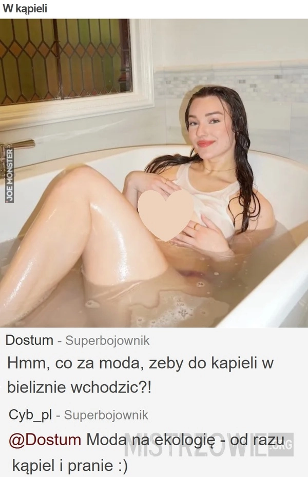 
    W kąpieli