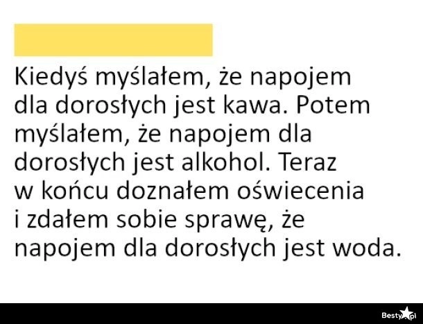 
    Napój dla dorosłych 