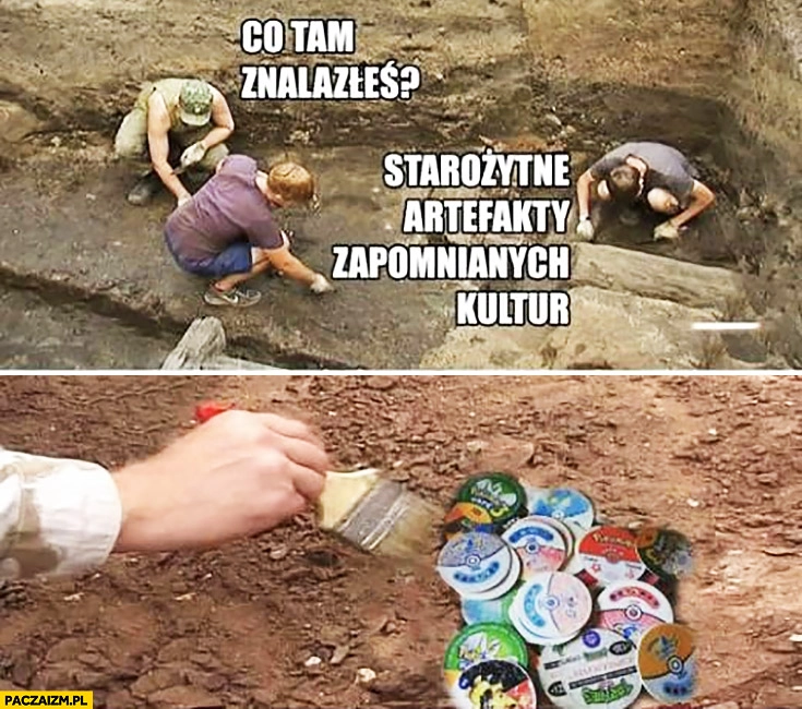 
    Archeolodzy co tam znalazłeś? Starożytne artefakty zapomnianych kultur Pokemon żetony