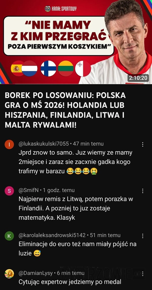 
    Nie mamy z kim przegrać