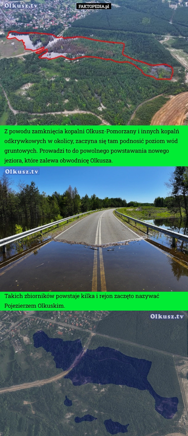 
    Z powodu zamknięcia kopalni Olkusz-Pomorzany i innych kopalń odkrywkowych
