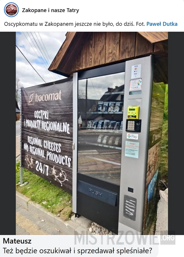 
    Oscypkomat