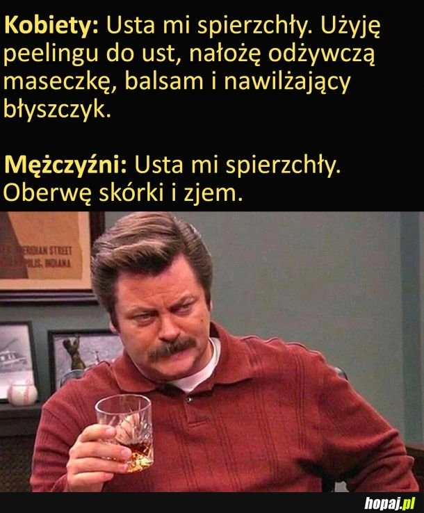 
    Spierzchnięte usta