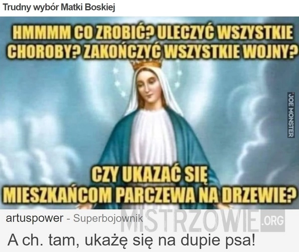 
    Trudny wybór