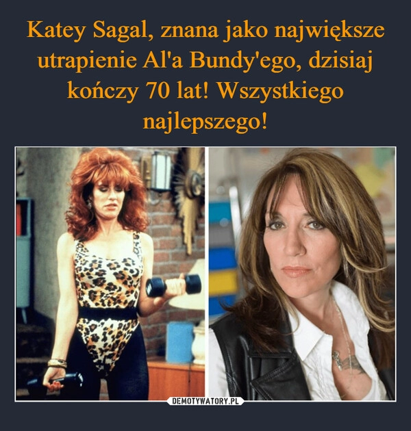 
    Katey Sagal, znana jako największe utrapienie Al'a Bundy'ego, dzisiaj kończy 70 lat! Wszystkiego najlepszego!