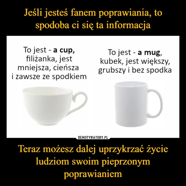 
    Jeśli jesteś fanem poprawiania, to spodoba ci się ta informacja Teraz możesz dalej uprzykrzać życie ludziom swoim pieprzonym poprawianiem