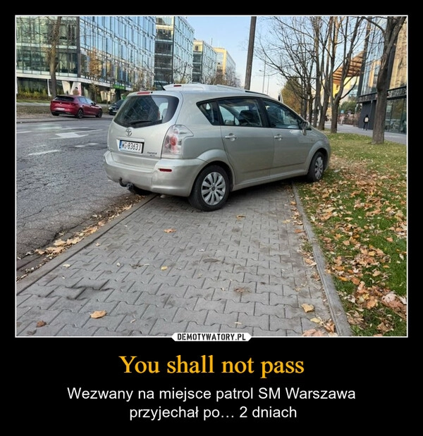 
    You shall not pass