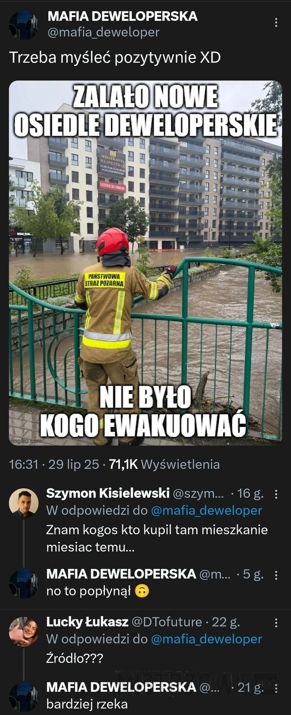 
    Trzeba myśleć pozytywnie