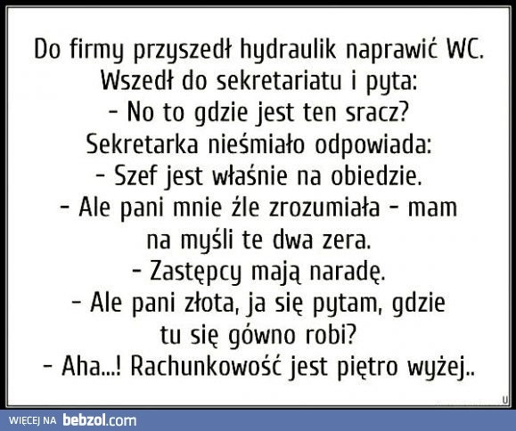 
    Tymczasem w pracy...