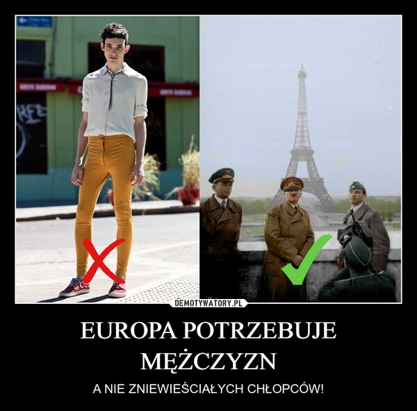 
    EUROPA POTRZEBUJE MĘŻCZYZN