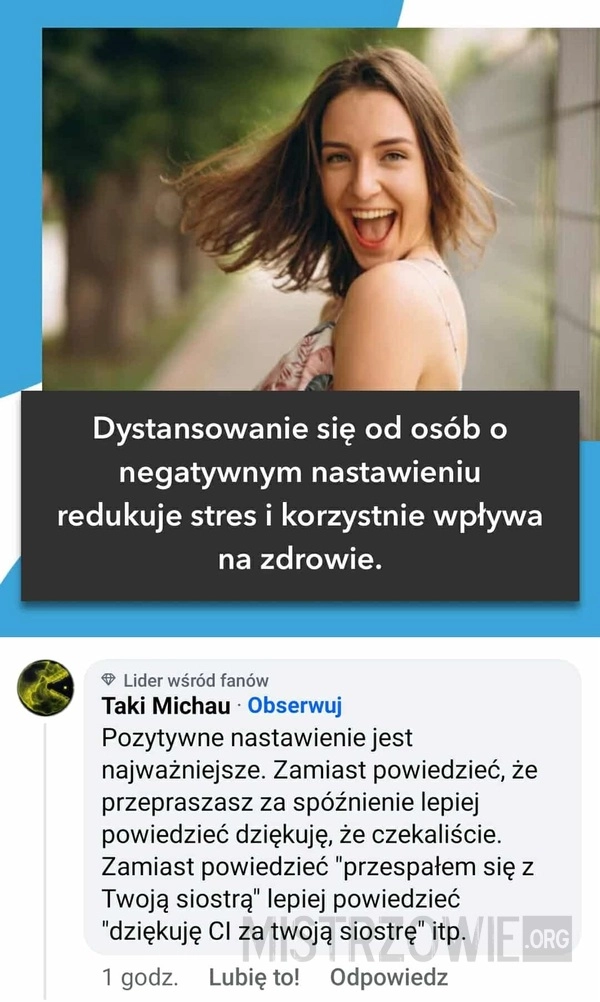 
    Pozytywne nastawienie
