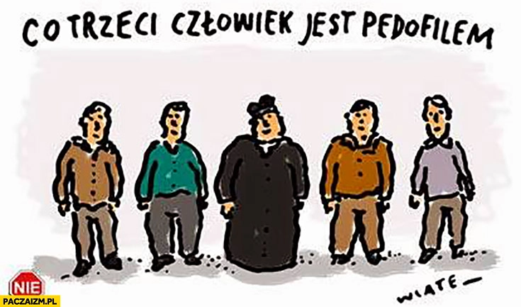 
    Co trzeci człowiek jest pedofilem ksiądz magazyn Nie