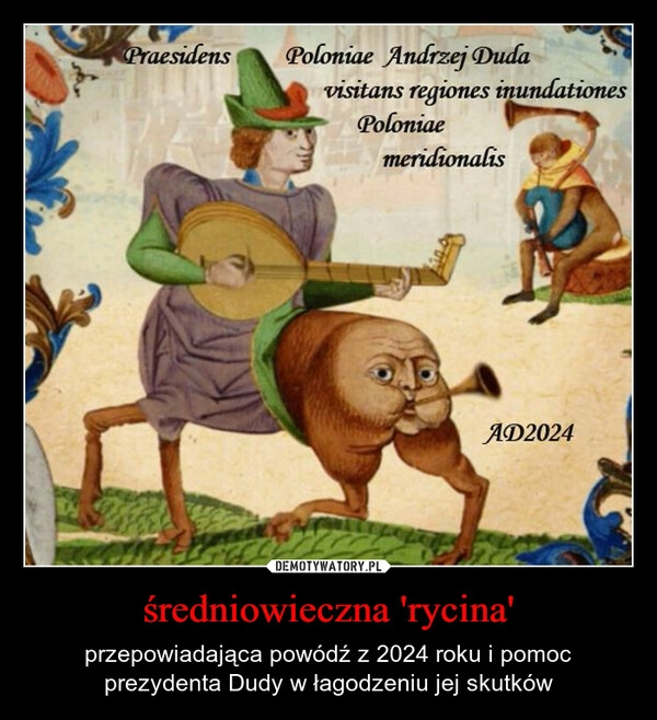 
    średniowieczna 'rycina'