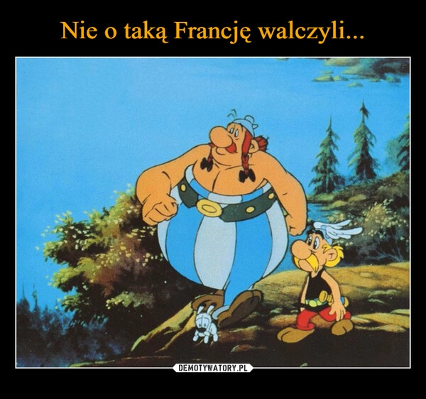 
    Nie o taką Francję walczyli...