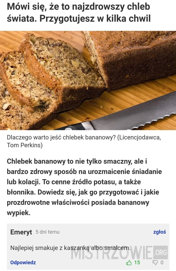 
    Chleb bananowy