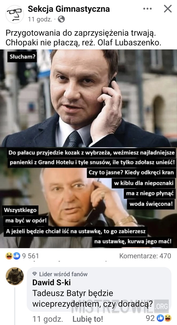 
    Zaprzysiężenie