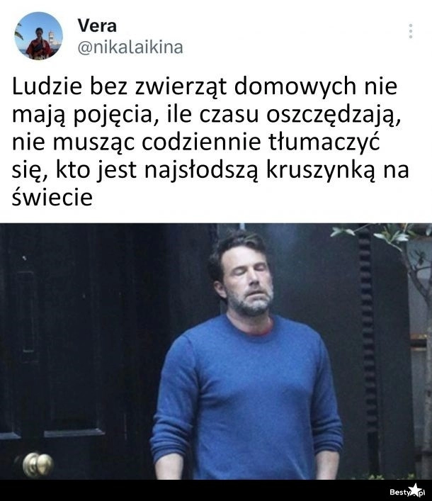 
    Ludzie bez zwierząt domowych 