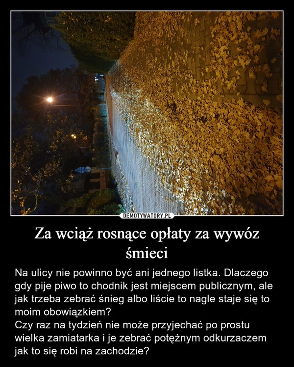 
    Za wciąż rosnące opłaty za wywóz śmieci