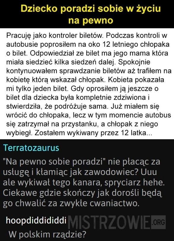 
    Dobry cwaniak