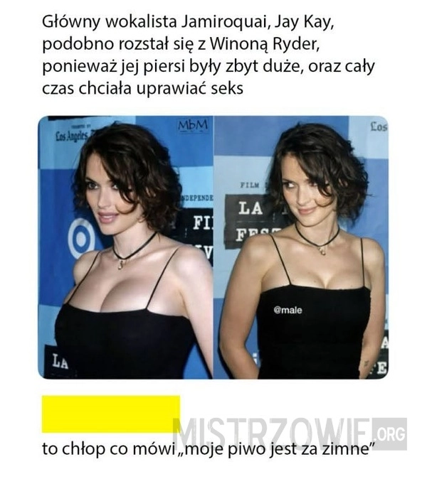 Rozstanie z Winoną Ryder