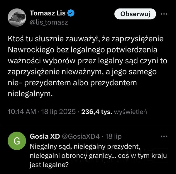 
    Zaprzysiężenie