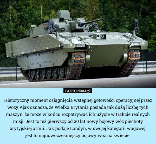 
    Historyczny moment osiągnięcia wstępnej gotowości operacyjnej przez wozy