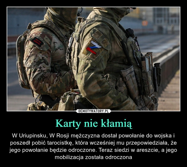 
    
Karty nie kłamią 