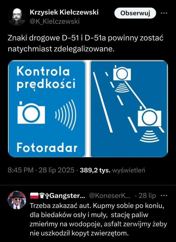 
    Znaki drogowe