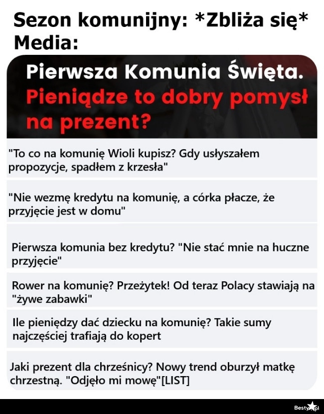 
    A wszystko po to, żeby ludzie się kłócili między sobą i w komentarzach