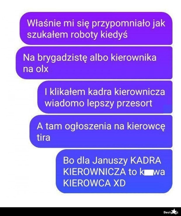 
    Kadra kierownicza 