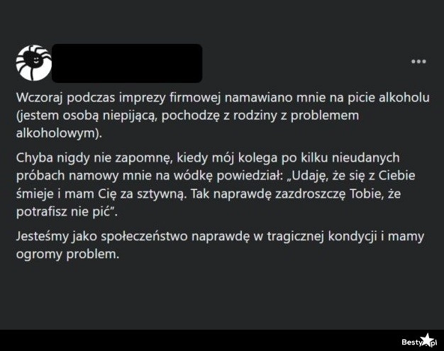 
    Alkoholowy problem 