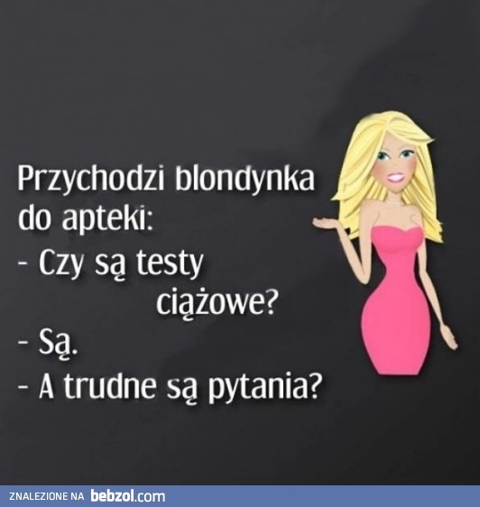 
    Blondynka w aptece